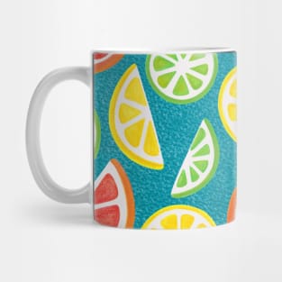 Vitamin C Super Boost - Citric Fruits on Petrol Mug